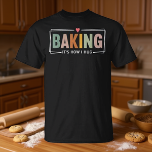 T-shirt da chef per pasticceri, amanti dei biscotti, abbracciatori dal cuore caldo - Product Image 3