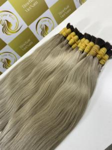 Extensiones de Cabello Virgen Rubio de Alta Calidad con Trama de Piel, Textura Lacia Natural, 60cm, Cutícula Alineada, Aptas para Todos los Colores - Product Image 2
