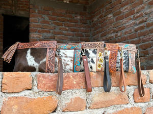 กระเป๋าถือหนังวัวมาใหม่มีสไตล์สไตล์สไตล์ตะวันตกแกะสลักมือเครื่องมือหนังพู่โบโฮผมแฟชั่นสำหรับสุภาพสตรี - Product Image 6