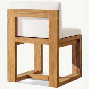 Single <b>sofa</b> chair made of strong teak wood, modern design, suitable for outdoor use, equipped with soft <b>foam</b> - Product Image 4