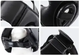 Protector de casco de boxeo y MMA de cuero profesional, protector de cabeza de Kick Boxing para entrenamiento de artes marciales, equipo ganador - Product Image 6