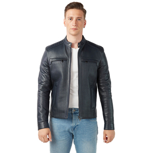2024 Customized Men's High-Design <b>Winter</b> <b>Leather</b> <b>Jacket</b> Canvas Eco-Friendly Windproof Quick Dry Breathable Outdoor Wear Factory - Product Image 1