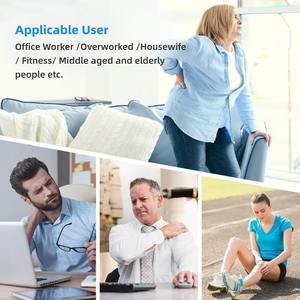 Électrodes réutilisables auto-adhésives sans latex hypoallergéniques pour appareils TENS pour le soulagement de la douleur - Product Image 4