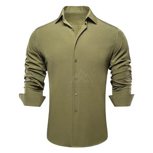 Camisa con botones para hombre más vendida, venta directa en línea de fábrica, nuevo diseño, precio barato - Product Image 1