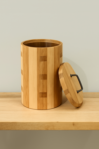 Boîte en bois avec couvercle et poignée pour le stockage de la cuisine Solution d'organisation élégante et pratique à vendre - Product Image 2