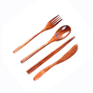 Cubiertos de acero inoxidable hechos a mano con mango de madera de alta calidad hechos en la India disponibles a precio mayorista - Product Image 5