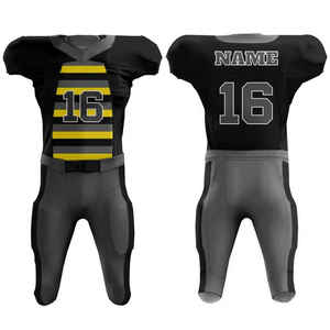 Vente en gros uniforme de football américain couleur sublimée maillot complet Offre Spéciale uniforme de football américain de haute qualité - Product Image 4