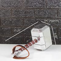 Avengers Thor Mjolnir marteau brise-tempête hache accessoires Cosplay Action super-héros armes Costume Dressup semblant jouer