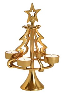 Offre Spéciale Unique Argent Aluminium Bougeoir De Noël Pâques Décoration De La Maison Fer Matériel pour L'éclairage De Vacances - Product Image 3