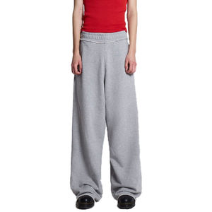 New 100% French Terry Cotton Baggy Sweatpants Wide Leg Straight Custom <b>Track</b> Pants Fashion Causal Men's Pants <b>Trouser</b> 2025 - Product Image 2