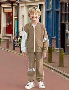 Survêtements pour enfants, vêtements d'hiver chauds, décontractés, solides, légers, respirants, en molleton - Product Image 4