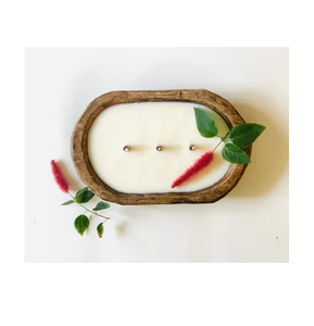 Decoración del hogar Mango Vela de madera Tazón de masa Tamaño personalizado Diseño diferente a precios aceptables - Product Image 2