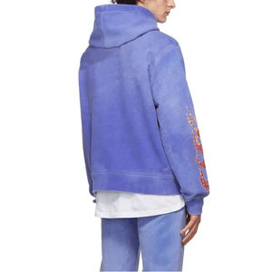 Sweat à capuche thermique unisexe de haute qualité 400gsm, imprimé lavé à l'acide, respirant et anti-rétrécissement, en coton - Product Image 2