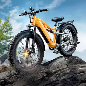 Bicicleta Eléctrica de Montaña para Adultos, 1350W, Batería de 12V 20AH, Neumáticos Gruesos de 24 Pulgadas, Cuadro de Aluminio, Suspensión Completa, Frenos de Disco, 12 Velocidades - Product Image 1