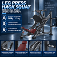 Équipement d'entraînement pour les jambes BN Gym pour centre de fitness, club de gym fonctionnel, machine de presse à jambes à 45 degrés