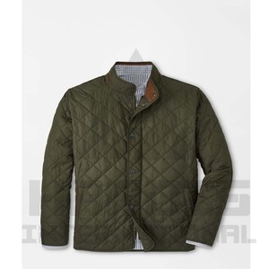 Chaqueta de bombardero de invierno de nailon de alta calidad de marca 2025 para hombre, cortavientos de satén tejido transpirable con revestimiento alto, venta al por mayor - Product Image 6