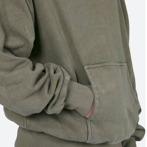 Sudadera con capucha para hombre, estilo acid wash, material ligero y transpirable, ideal para estudiantes universitarios y looks modernos de streetwear. - Product Image 5