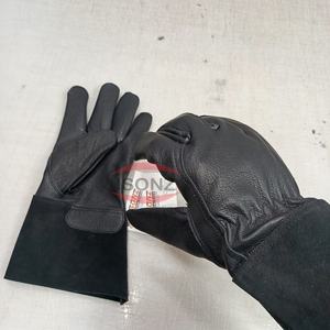 Guantes de Soldadura de Cuero OEM con Puño Cónico, Resistentes al Calor y a Cortes, para Soldadura TIG, MIG y Argón - Product Image 6