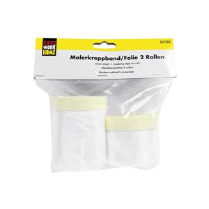 Juego de 2 Cintas de Papel de Aluminio para Pintar Easy Work, Paquete de 6 Rodillos de Pintura - Product Image 2