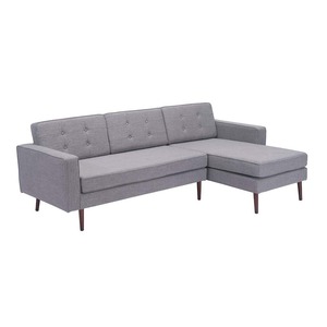 Juego de Sofás con Diseño en Forma de L, Tapizado y Extensible, para Muebles de Hogar en Salas de Estar y Apartamentos-SFL68018 - Product Image 1