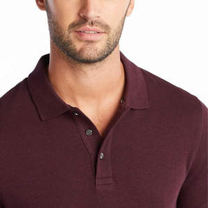 Polos personalizados de alta calidad para hombre, ropa informal transpirable de piqué suave de verano de talla grande con tela de Jersey con logotipo bordado - Product Image 1