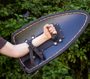 Escudo de batalla vikingo para decoración del hogar/Escudo de decoración de pared artículos dotados para amantes de la guerra - Product Image 2