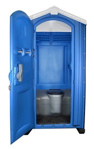 Cabine de toilettes publique portable, durable et écologique de qualité supérieure, solution de toilettes mobiles en plastique pour événements extérieurs et appartements - Product Image 4