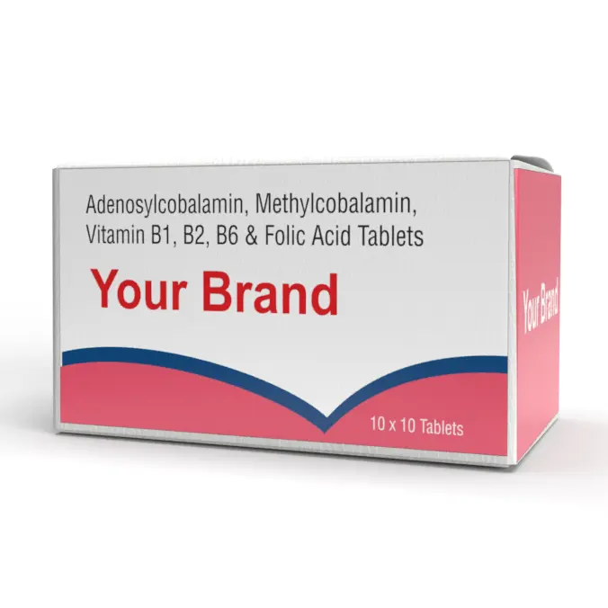 Hot Sale Private Label Adenosyl cobalamin with vitamins tablet Healthcare Supplement for export purchase