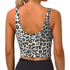 Sujetador deportivo personalizado para mujer, alto para entrenamiento de impacto, corto de Yoga Top, ligero, transpirable, textura de piel de Animal, opciones de talla grande - Product Image 3