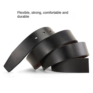 Ceinture en cuir véritable de vachette de luxe pour homme, style affaires, avec boucle automatique en alliage pour la fixation des pantalons - Product Image 4