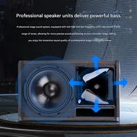 Amplificateur haute puissance de qualité professionnelle pour salles de conférence, scènes, bars et spectacles ; Système audio passif de 15 pouces.