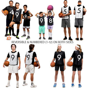 Custom Sublimated <b>Bibs</b> with Breathable and Sustainable Fabric for Football Practice, Perfect Soccer <b>Bibs</b> for Men and Women - Product Image 2