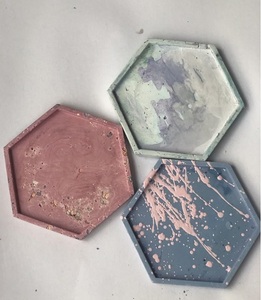 Premium handcrafted Marble <b>coasters</b> with Durable textured surface <b>and</b> Non porous finished for stylish <b>Christmas</b> Decor <b>Coasters</b> - Product Image 1