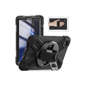 Housse de protection pour tablette Samsung Galaxy Tab A9 de 10,5 pouces, résistante aux chocs, en silicone noir, de qualité supérieure - Product Image 3