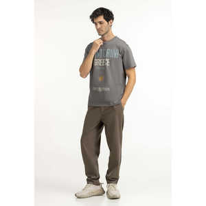 T-shirts en coton 100% Relax Fit, imprimés, à motif uni, respirants, en jersey, tailles compressées personnalisées MN-TS-SS25-060 220g-300g - Product Image 5