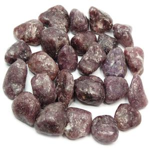 Vente en gros de lépidolite en cristal naturel dégringolée pierre sculptée pierre de guérison agate galet pierre précieuse pour Reiki Chakra pierre dégringolée en vrac - Product Image 5