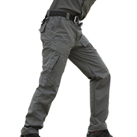 Nouveauté 2024 – Pantalon Cargo Décontracté Homme Léger et Respirant en Coton 100% avec Poches, Taille Mi-Haute, Coupe Droite de Haute Qualité