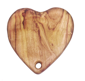 Planche à découper en bois artisanale, plateau de service décoratif, planche à découper en acacia en forme de cœur décorative pour la cuisine - Product Image 1