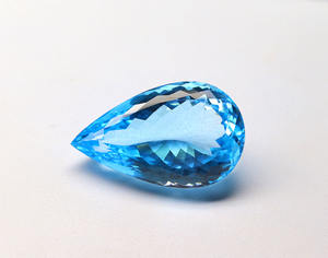 Topaze bleue suisse véritable pierre à facettes Topaze suisse bien polie Gemmes Topaze bleue suisse étonnante pierre précieuse taillée pour la fabrication de bijoux - Product Image 5