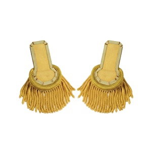 Épaulettes en or sur mesure OEM ODM, épaulettes d'uniforme dorées de haute qualité - Product Image 1