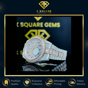 Nouvelle vente chaude, design moderne, acier inoxydable, automatique pour le mouvement, résistant à l'eau, montre de luxe avec bracelet en diamant, unisexe, indien - Product Image 5