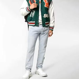 แจ็กเก็ตเบสบอลลายตัวอักษรมหาวิทยาลัยสำหรับผู้ชายแจ็คเก็ตเบสบอล2023ปากีสถานทำตามสั่งใหม่ - Product Image 6