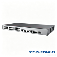 Commutateur SFP Gigabit 24 ports Cloud Engine S5735S-L24ST4X-A3, 8 ports combo RJ45, 4x10GE SFP+, commutateur d'accès fibre optique géré de niveau 3 pour entreprises