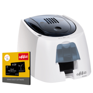 Evolis Edikio Access Guest Imprimante thermique pour cartes simple face et étiquettes de prix hygiéniques attrayantes Capacité de 500 cartes Stock d'un ruban - Product Image 4