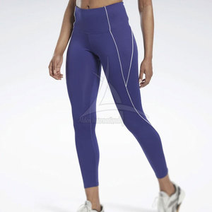 เลกกิ้งผ้าสแปนเด็กซ์/ โพลีเอสเตอร์เอวสูงสำหรับผู้หญิงเลกกิ้งผ้าสแปนเด็กซ์/ โพลีเอสเตอร์เลือกสีได้ตามต้องการสไตล์ใหม่ผลิตในปากีสถาน - Product Image 1