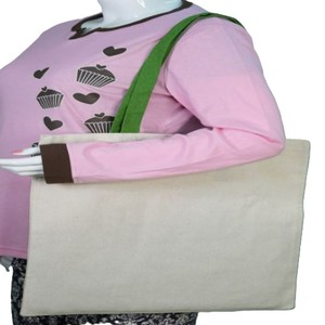 Haute qualité 100% coton toile femmes fourre-tout sac à provisions personnalisé imprimé Logo fermeture éclair haut manipulé promotionnel pas cher sac à bandoulière - Product Image 2