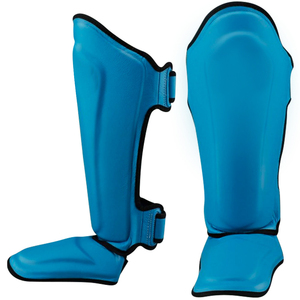 Pu cuir formation muay thai protège-tibias mma coup de pied conception personnalisée Thai tibia cou-de-pied protège-tibia boxe - Product Image 1