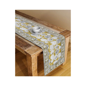 Chemin de Table Jacquard en coton économique Fabriqué en Inde 200 GSM GOTS Certifié Décor abordable pour les maisons et les restaurants - Product Image 3