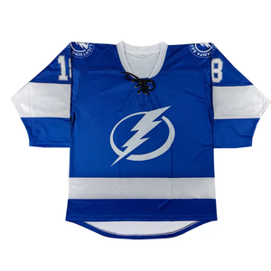 Venta al por mayor en blanco 100% poliéster sublimación alta calidad barato personalizado equipo de hockey sobre hielo jersey de entrenamiento para los hombres - Product Image 4