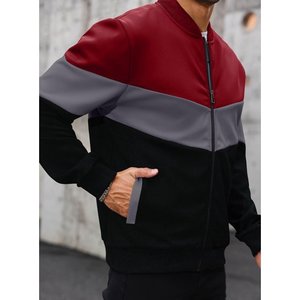 เสื้อแจ็คเก็ตแฟชั่นคอตั้งดีไซน์ของคุณเองสำหรับผู้ชายและผู้หญิงปรับแต่งได้ตามต้องการ - Product Image 2